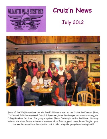 Cruz-N-News July 2012