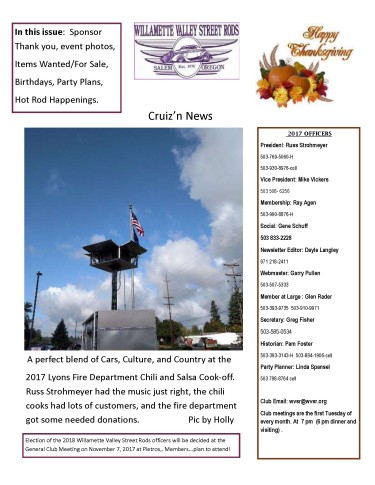 Cruz-N-News November 2017