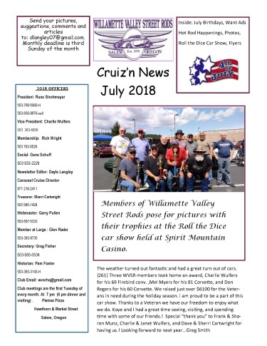 Cruz-N-News July 2018