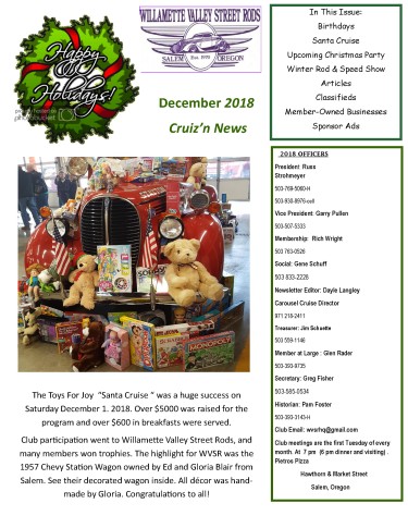 Cruz-N-News December 2018